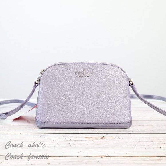 kate spade Bags Nwt Kate Spade Tinsel Small Dome Glitter Crossbody
